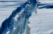 Antarktyda się rozłupuje! Lodowiec jak województwo runie do wody lada dzień FOTO