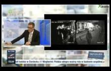 O pobiciu przez policję Przemysława Wiplera w TV Republika 06-11-2014