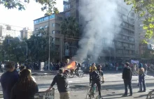 "Policja i wojsko na ulicach". Relacja Polki z ogarniętego protestami Chile