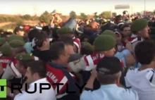 Turcja: protest migrantów i starcia z policją na autostradzie pod grecką granica