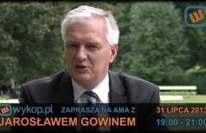 AMA - Jarosław Gowin