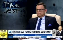 Z Michnika wyszedł diabeł na antenie TVN24