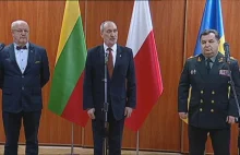 Ministrowie trzech krajów w Lublinie. Odwiedzili Wielonarodową Brygadę