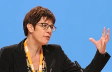 Annegret Kramp-Karrenbauer: Nie ma odwrotu od Nord Stream 2