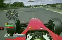 Felipe MASSA - wypadek podczas kwalifikacji GP Węgier