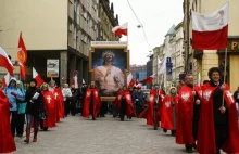 Chrystus królem Polski - marsz jak w średniowieczu