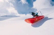 Snow Kayaking