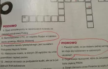 Skandaliczna krzyżówka z Gazety Polskiej, najnowszy numer 16.01