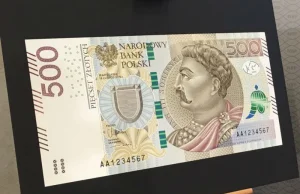 Banknot 500 zł trafi do obiegu w lutym