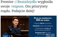 100 dni rządu B. Szydło. Zrealizowali tylko 1 z 5 priorytetów. A i to oszukując