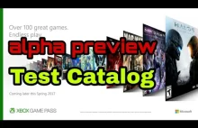 Xbox Game Pass - Alpha Preview - Game Catalog