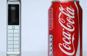 Telefon ładowany coca colą