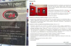 Co według Poczty Polskiej oznacza czynne 24h?