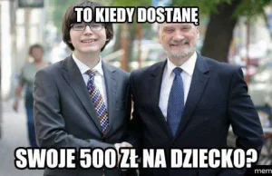 MEMY] 500 zł na dziecko