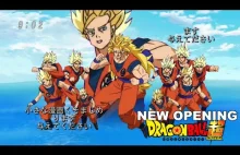 Nowy Opening Dragon Ball Super ze kiepską animacją.