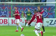 Rzadko widywany na naszych boiskach gol- z dzisiejszego meczu Wisła-Korona.