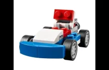 Lego Creator 31027 Blue Racer C Model - Lego Speed Build [4K]