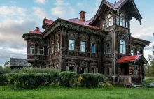 Piękny dom na wsi w Rosji