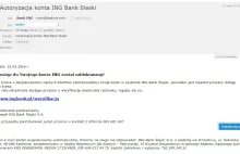 Uwaga na maile: phishing i podszywanie się pod ING Bank Śląski