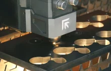 Laserowe wycinanie w arkuszu miękkiej stalowej blachy, o grubości od 1 do 20 mm