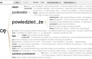 Czego chce premier, czyli co IBM Many Eyes widzi w przemówieniu premiera?