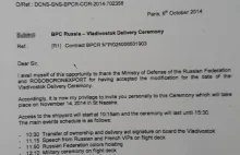 Pierwszy Mistral zostanie przekazany Rosjanom 14 listopada.