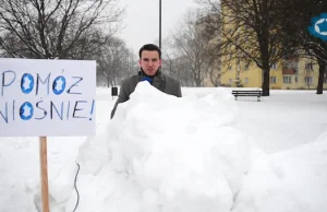 Pomóż wiośnie! Jedz śnieg.