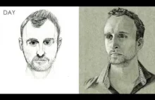 Efekty po miesiącu nauki rysowania portretów
