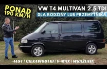 2001 VW T4 Multivan 2.5 TDI 151 KM - DYNAMICZNY, uniwersalny i solidny. TEST