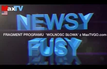 NEWSYFUSY - TVN w programie Wolność Słowa w MaxTV - Mariusz Max Kolonko