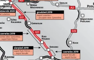 Ekspresowo z Warszawy do Lublina. Budowa drogi S17 przyspiesza