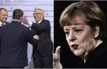 Merkel chciała przywalić Junckerowi. Przyszedł na spotkanie pijany w sztok