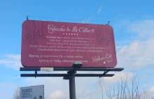 Miłosne wyznanie i przeprosiny na billboardzie w Gdańsku