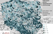 Sorry, taki mamy (bez)ład przestrzenny w Polsce, ciekawa mapka