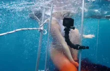 Modelka erotyczna zaatakowana przez rekiny! Nagranie mrozi krew w żyłach
