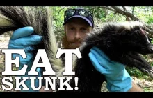 Eating a whole skunk.
