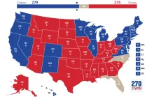 Prognoza Neuropy: Wygra Clinton, ale będzie blisko