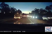 Latający keg masakruje samochód na autostradzie w Australii
