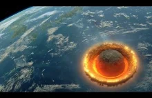 Symulacja uderzenia asteroidy w Ziemię