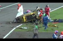 Poważny wypadek Ferrari 458 podczas wyścigu