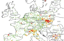 Map: These will be Europe’s most polluted cities by 2030