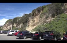 Nagranie osunięcia zbocza góry w Malibu