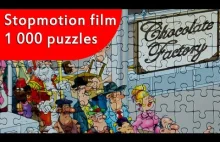 Jigsaw Puzzle - Chocolate Factory - Stopmotion film. BlockSanity