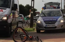 Policjant potrącił radiowozem rowerzystę