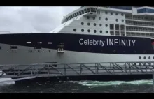 Bardzo kosztowne cumowanie jednostki Celebrity Infinity do doku w Ketchikan