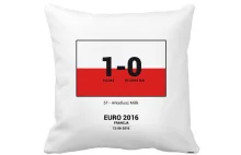 Historyczna poduszka Euro 2016 - Polacy 1-0!