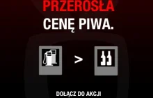 Ceny paliwa przerosły ceny piwa