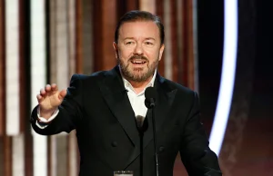 Ricky Gervais "niszczy" Hollywood. Kapitalny monolog na otwarcie Złotych Globów