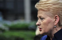 Prezydent Litwy Dalia Grybauskaite: nie damy się Polakom