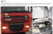 Polski kierowca TIR-a bohaterem na słowackiej autostradzie